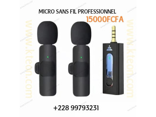 Mini Micro Revers - Microphone Sans Fil Pour Iphone Android